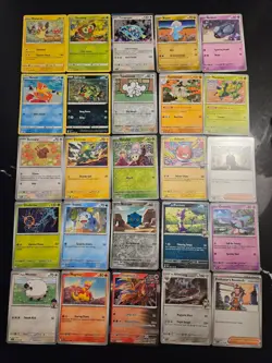 Pokemon 25 Card Bulk Lot | 5 Holo + 20 Common - Authentic TCG Collection (74) - Image 1