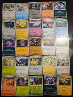 Pokemon 25 Card Bulk Lot | 5 Holo + 20 Common - Authentic TCG Collection (77) - Image 1
