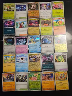 Pokemon 25 Card Bulk Lot | 5 Holo + 20 Common - Authentic TCG Collection (88) - Image 1