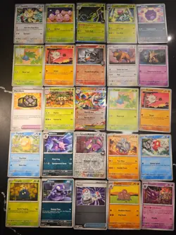 Pokemon 25 Card Bulk Lot | 5 Holo + 20 Common - Authentic TCG Collection (107) - Image 1