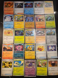 Pokemon 25 Card Bulk Lot | 5 Holo + 20 Common - Authentic TCG Collection (140) - Image 1