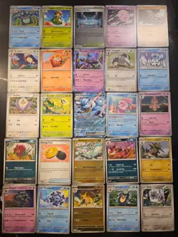 Pokemon 25 Card Bulk Lot | 5 Holo + 20 Common - Authentic TCG Collection (150) - Image 1