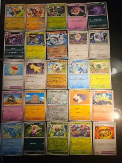 Pokemon 25 Card Bulk Lot | 5 Holo + 20 Common - Authentic TCG Collection (102) - Image 1