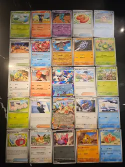 Pokemon 25 Card Bulk Lot | 5 Holo + 20 Common - Authentic TCG Collection (120) - Image 1