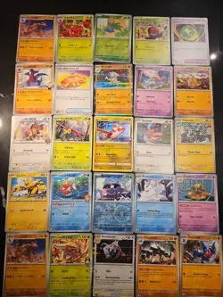 Pokemon 25 Card Bulk Lot | 5 Holo + 20 Common - Authentic TCG Collection (126) - Image 1
