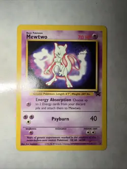 Pokemon TCG Mewtwo Wizards Black Star Promo Card No 3 - Image 1