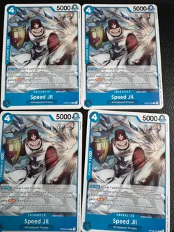 OP08-049 Speed Jil : Common English One Piece TCG Card Two Legends x4 Playset - Image 1