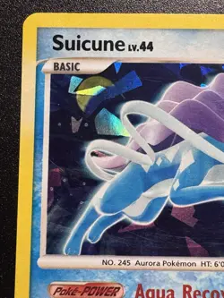 Suicune 19/132 Secret Wonders Pokemon Card Cracked Ice Holo Foil Rare Near Mint - Image 3