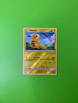 Pikachu 28/73 Shining Legends Reverse Holo Pokemon Card LP+ - Image 1