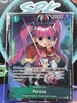Perona (Illustration Box Vol.4) OP09-034 One Piece Promotion Cards Foil - Image 1