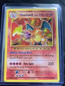 2016 Pokemon Charizard Holo 11/108 Card - Image 1