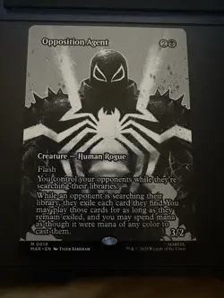 2025 Magic The Gathering Spiderman Opposition Agent #0019 Borderless Non-Foil - Image 2