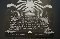 2025 Magic The Gathering Spiderman Opposition Agent #0019 Borderless Non-Foil - Image 3