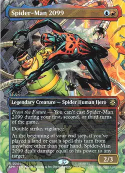 MTG Spider-Man 2099 (0205) (Borderless) (205) | NM | Spider-Man {SPM} - Image 1