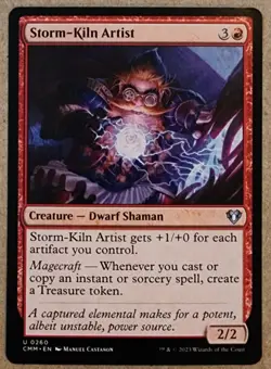 Storm-Kiln Artist - Commander Masters #260 Mtg - Image 1