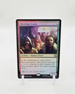 Cheering Crowd Rare Foil Magic The Gathering TCG Marvel's Spider-Man 126 - Image 1