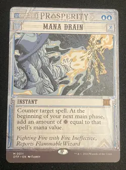 Mana Drain Outlaws of Thunder Junction: Breaking News Regular NM - Image 1