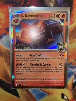 N's Darmanitan (JTG Prerelease)Pokemon Scarlet & Violet Black Star Promo #181 NM - Image 4