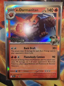 N's Darmanitan (JTG Prerelease)Pokemon Scarlet & Violet Black Star Promo #181 NM - Image 5