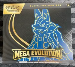 Pokemon TCG Mega Evolution Lucario Elite Trainer Box ETB NEW FACTORY SEALED - Image 1