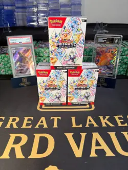 3x Pokemon TCG Prismatic Evolutions Booster Bundle New Factory Sealed (LOT OF 3) - Image 1