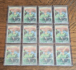 (12) Lot 2025 Pokemon Scarlet Violet Victini Illustration Collection Promo #208 - Image 1