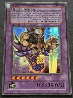 "Ryu Senshi" Super Rare LOD-019 Yu-Gi-Oh! trading card Legacy of Darkness set. - Image 3