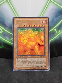 Yugioh Infernal Flame Emperor SD3-EN001 Ultra Rare 1st Edition NM - Image 1