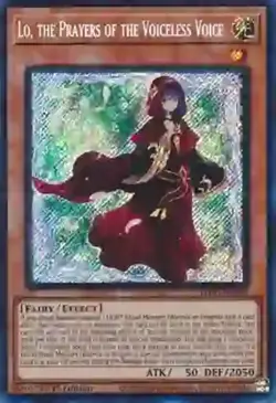 Yugioh! Lo, the Prayers of the Voiceless Voice - PHNI-EN019 - Secret Rare - 1st - Image 1