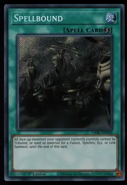 Yugioh Spellbound DABL-EN000 1st Edition Secret Rare NM - Image 1