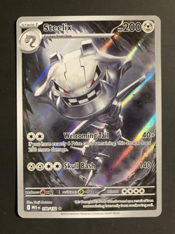 Steelix 150/132 Illustration Rare Pokemon Mega Evolution English NM Card - Image 1