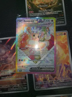 Pokemon TCG Eevee EX Scarlet & Violet Black Star Promo Card 174 - Image 1