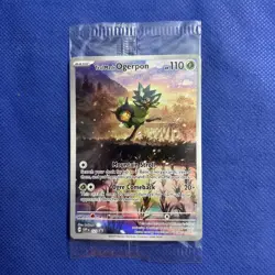 Pokemon TCG Twilight Masquerade Teal Mask Ogerpon Promo Card Factory Sealed -C - Image 1