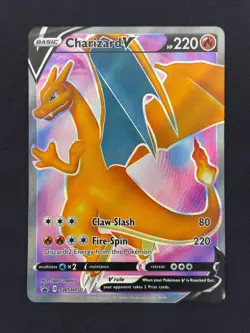 Charizard V SWSH050 - Black Star Promo - Near Mint NM Pokemon Card - Image 1