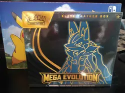 Pokemon Trading Card Game - Mega Evolution Elite Trainer Box (Lucario) - Sealed - Image 1