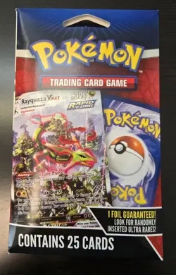 Pokemon Trading Cards Game Pack 25 Cards 1 Foil Guaranteed - Image 1