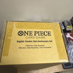 One Piece Card Game TCG 2nd Anniversary English Edition Set BRAND NEW SEALED - Image 1
