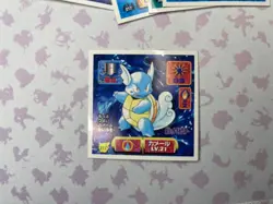 96-97 Japanese Pokemon Amada 10-Sticker Card Random Lot Nintendo Vintage - Image 2