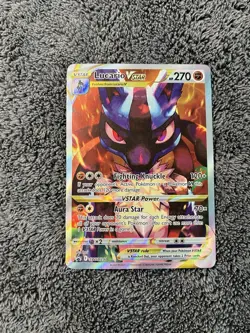 Lucario VSTAR SWSH291: Sword & Shield Promo Holo Pokemon Trading Card - Image 1