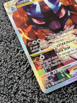 Lucario VSTAR SWSH291: Sword & Shield Promo Holo Pokemon Trading Card - Image 2