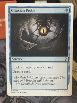 Gitaxian Probe White Border Mystery Booster 2 MTG Magic Card - Image 1