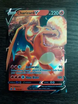 Pokemon TCG Charizard V Crown Zenith Holo Ultra Rare Card 018/159 - Image 1