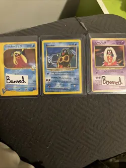Vintage Banned Base Set Jynx Pokemon Card No. 124 Artwork Banned. U.S. SELLER - Image 1