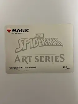 Magic The Gathering Spider-Man Peter Parker (33/54) Art Series NM (Art Card) - Image 2