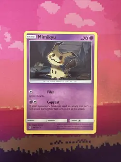 Pokemon Card Mimikyu Guardians Rising Rare 58/145 Near Mint - Image 1