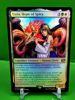MTG: Final Fantasy - Yuna, Hope of Spira Foil - Mythic #0250 - Image 1