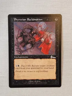 NM Phyrexian Reclamation Urza's Legacy Mtg Magic the Gathering - Image 1