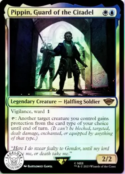 MTG Pippin, Guard of the Citadel (218) | NM Foil | Lord of the Rings {LTR} - Image 1