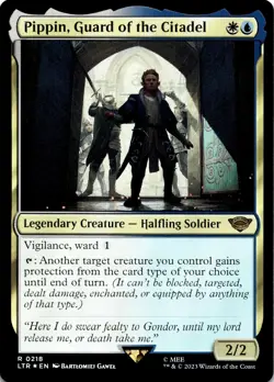 MTG Pippin, Guard of the Citadel (218) | NM Foil | Lord of the Rings {LTR} - Image 2