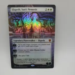 Elspeth, Sun's Nemesis Showcase Borderless Foil x1 - MTG - Near Mint - Image 1